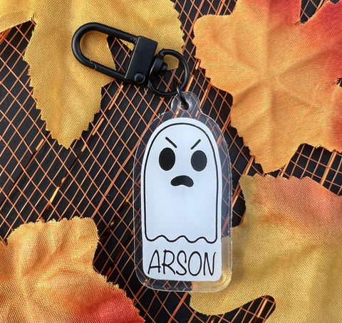 Arson Ghost acrylic charm | keychain