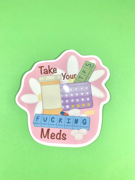 Aggressive Self Care Sticker pack