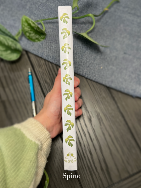Botanical A5 Size Leatherette Lined Page Notebook