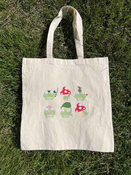 Frogs Doin Frog Things Tote Bag