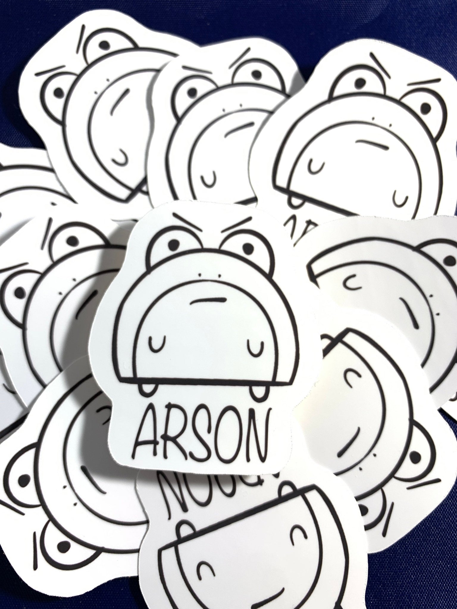 Arson frog Vinyl stickers