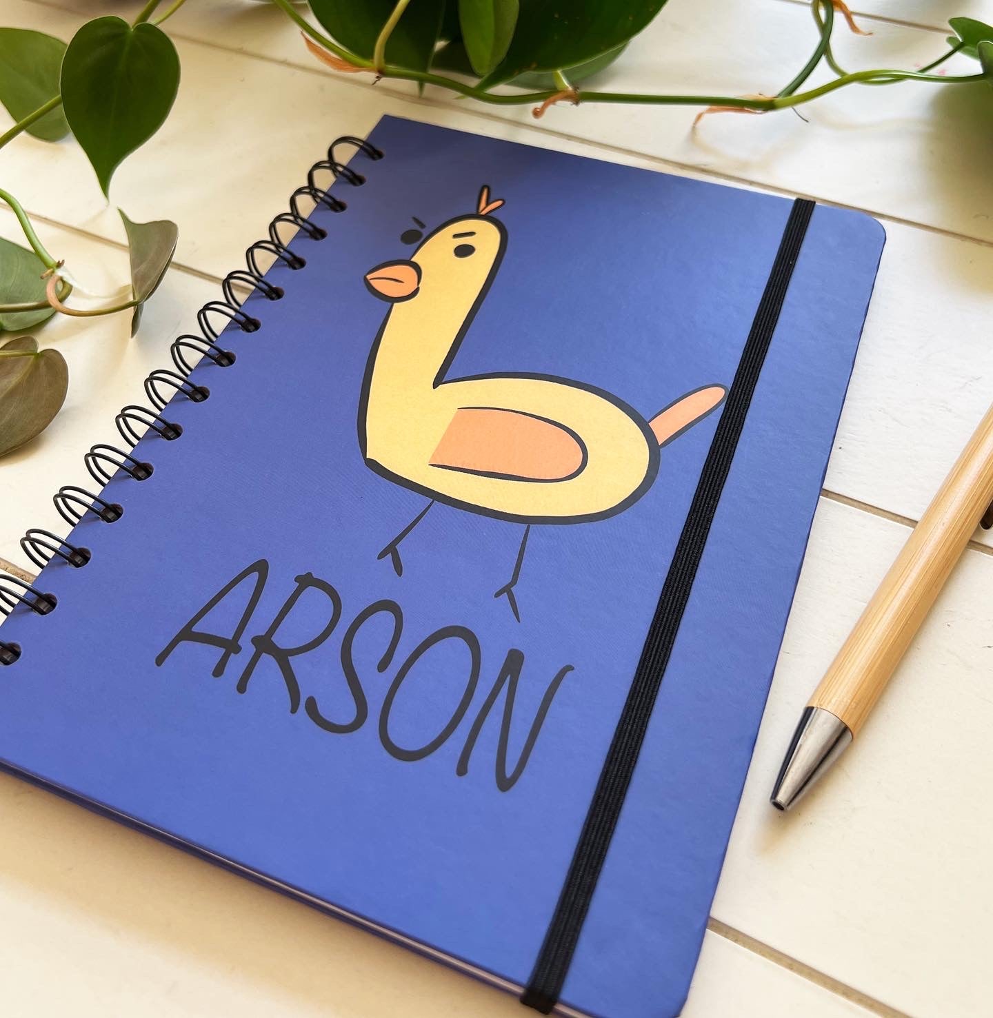 Dotted page Arson Chicken Notebook