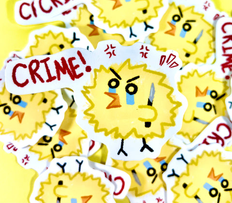 Crime Chick Sticker