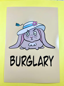 Burglary Bunny 5x7” print