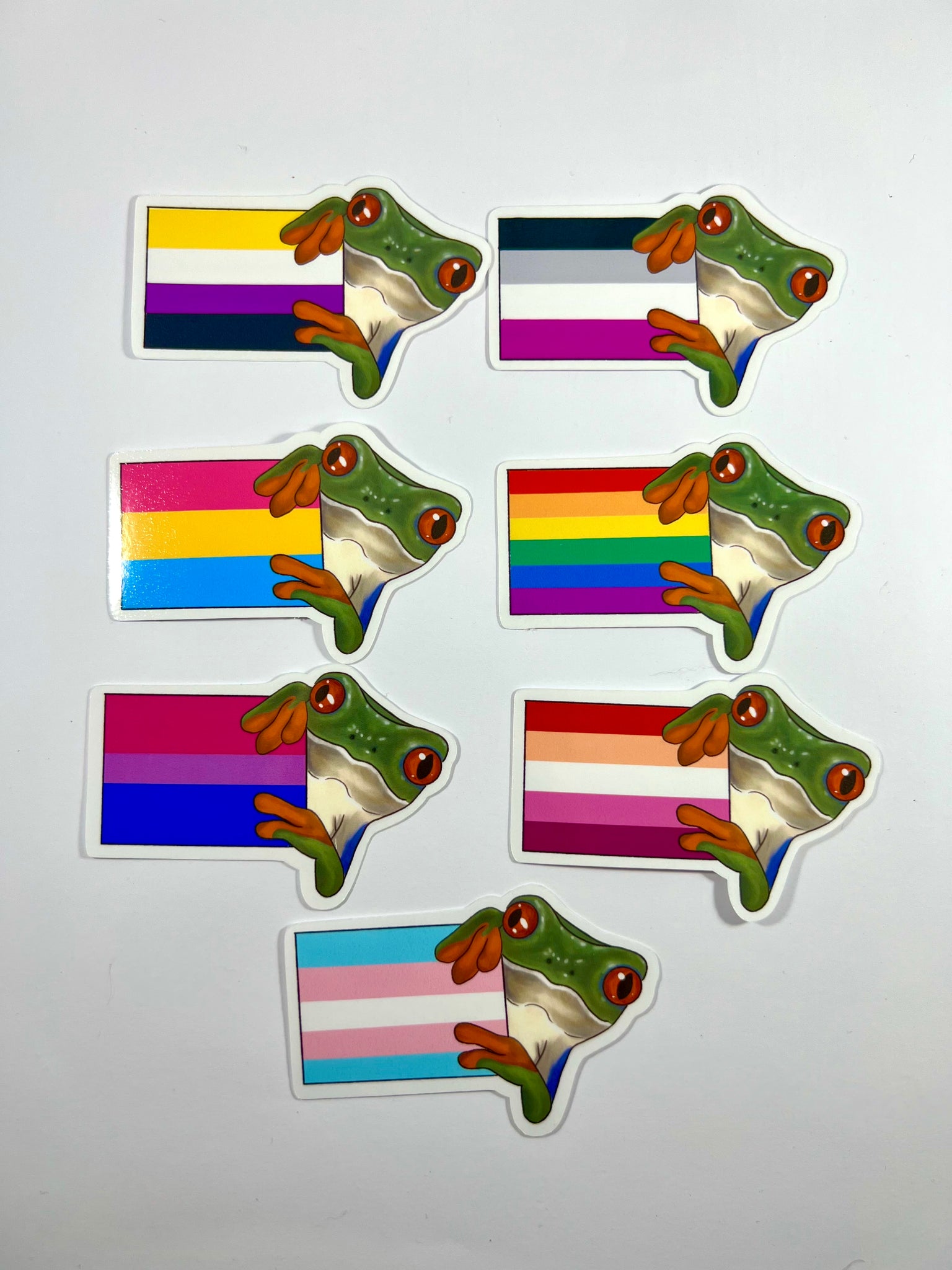 Pride Frog Sticker Pack