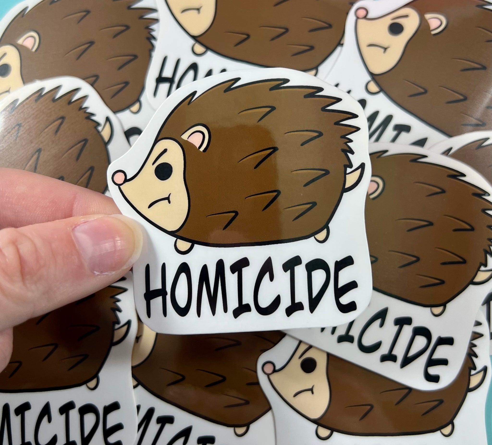 Homicide Hedgehog Sticker