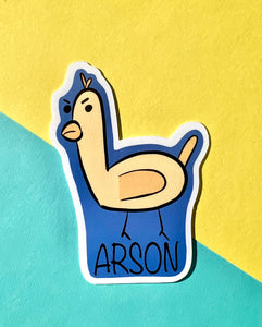 Arson Chicken Sticker